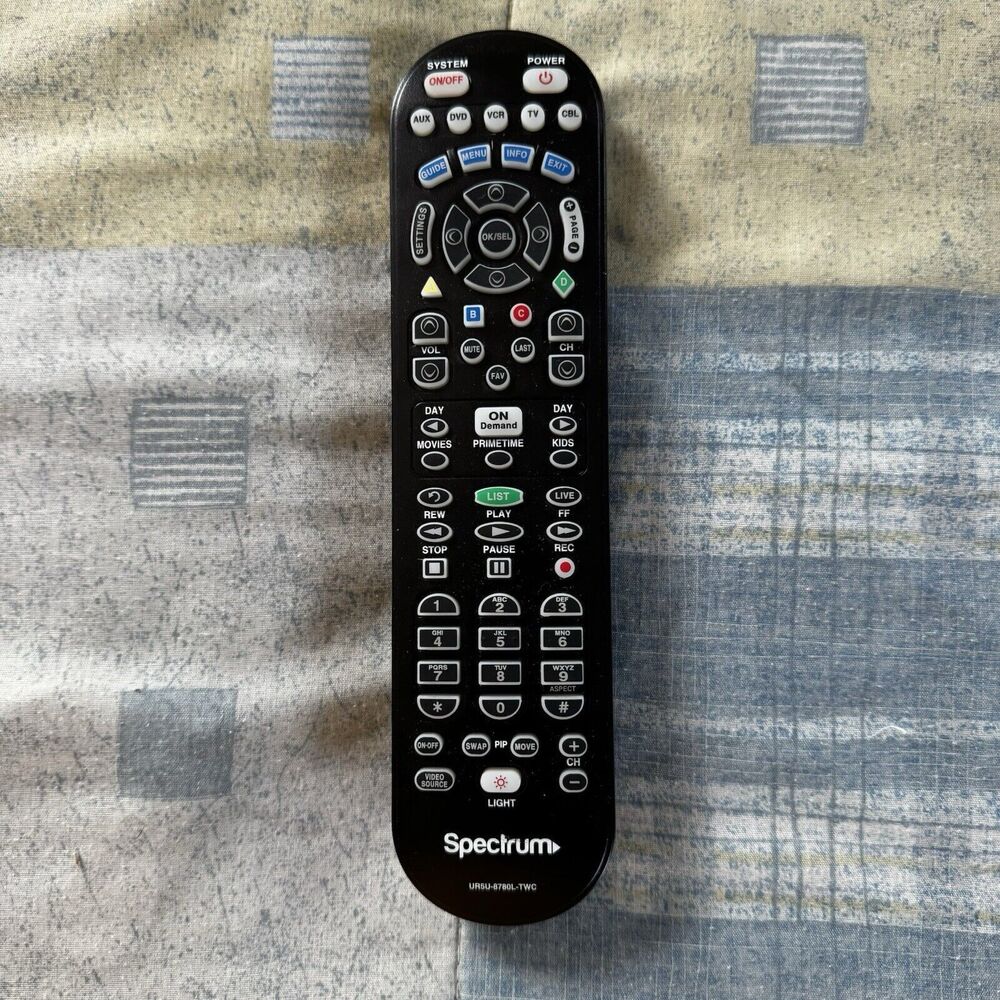 Spectrum Replacement Black Remote Control UR5U-8780L-TWC